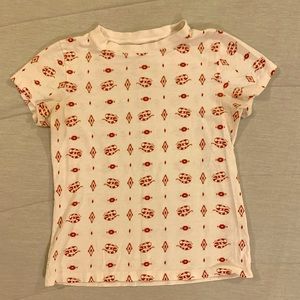 EUC Women’s XS southwestern snakes babytee by Shyanne